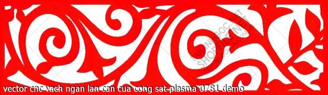 vector cnc vach ngan lan can cua cong sat plasma 0781